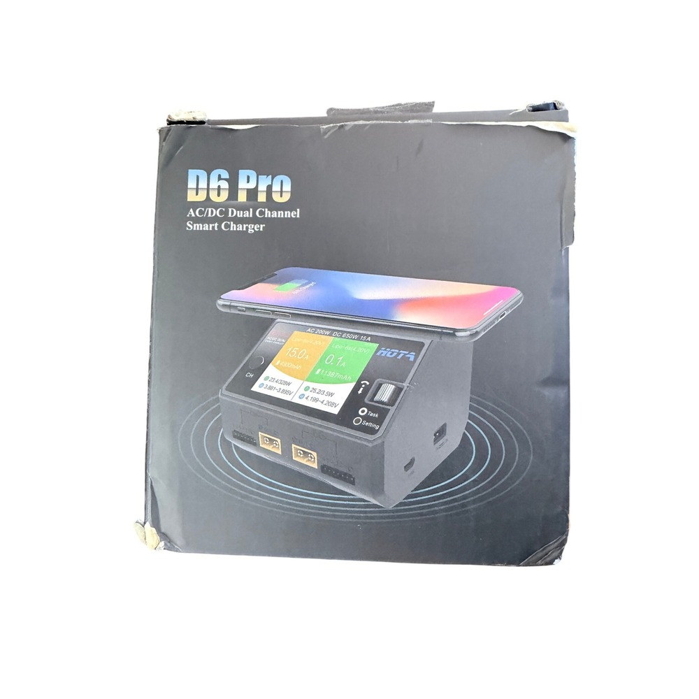 HOTA D6 Pro AC/DC Dual Channel Smart Charger